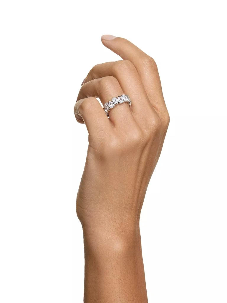 商品Swarovski|Matrix Rhodium-Plated &amp; Crystal Ring,价格¥1485,第5张图片详细描述