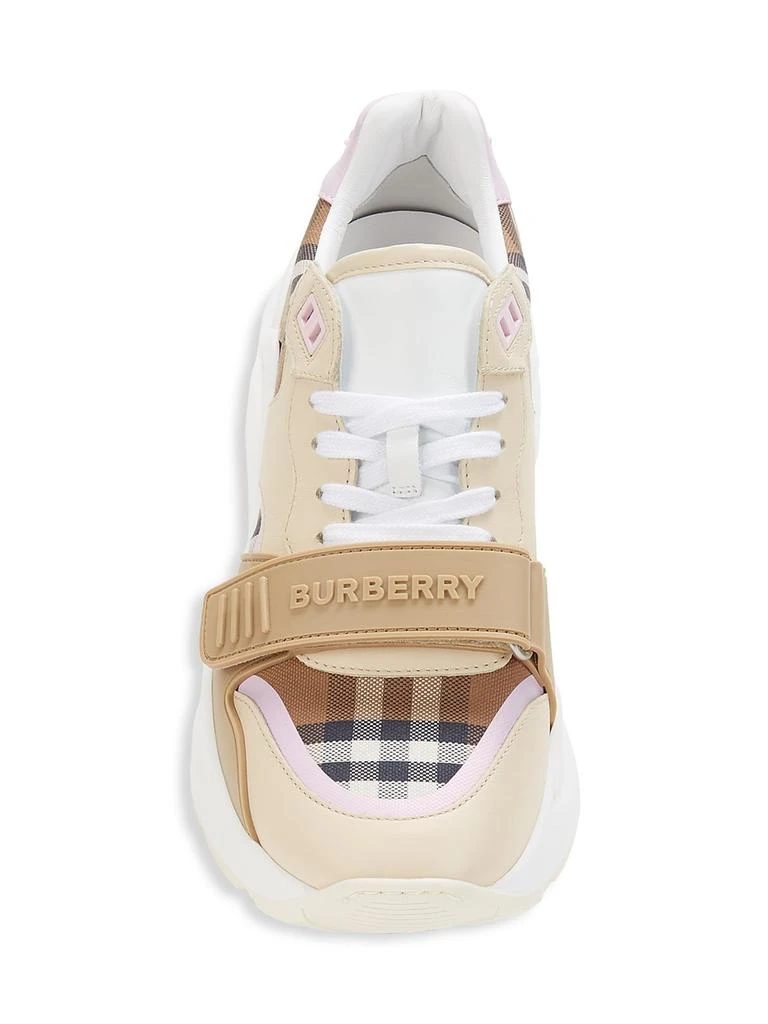 ​Ramsey Plaid Check Leather Sneakers 商品