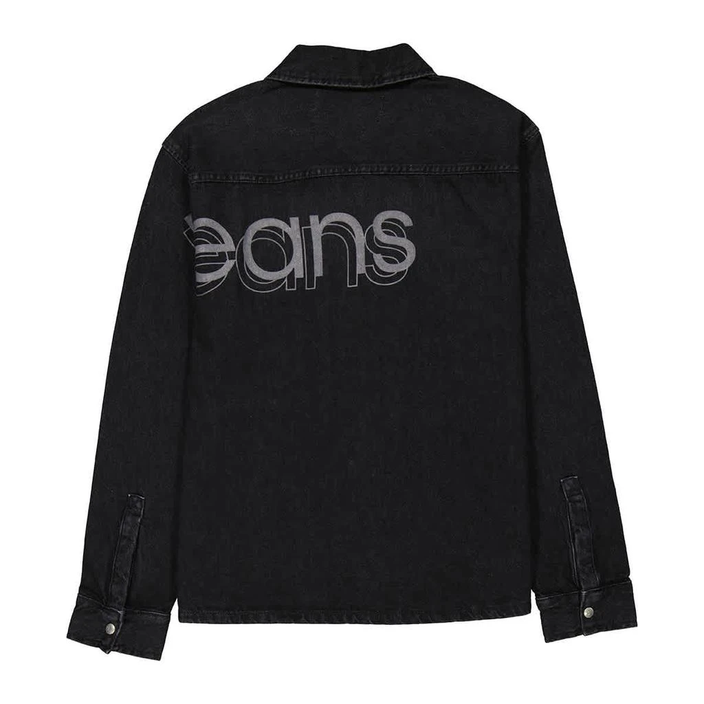 商品Calvin Klein|Calvin Klein Mens Denim Black Reconsidered Shirt Jacket, Size Small,价格¥735,第2张图片详细描述
