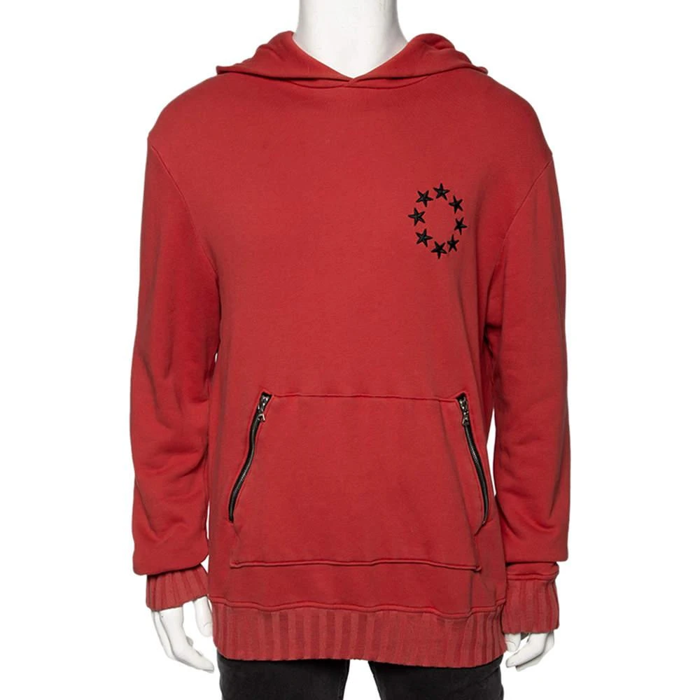 商品[二手商品] AMIRI|Amiri Orange Star Circle Embroidered Cotton Hoodie L,价格¥2341,第1张图片