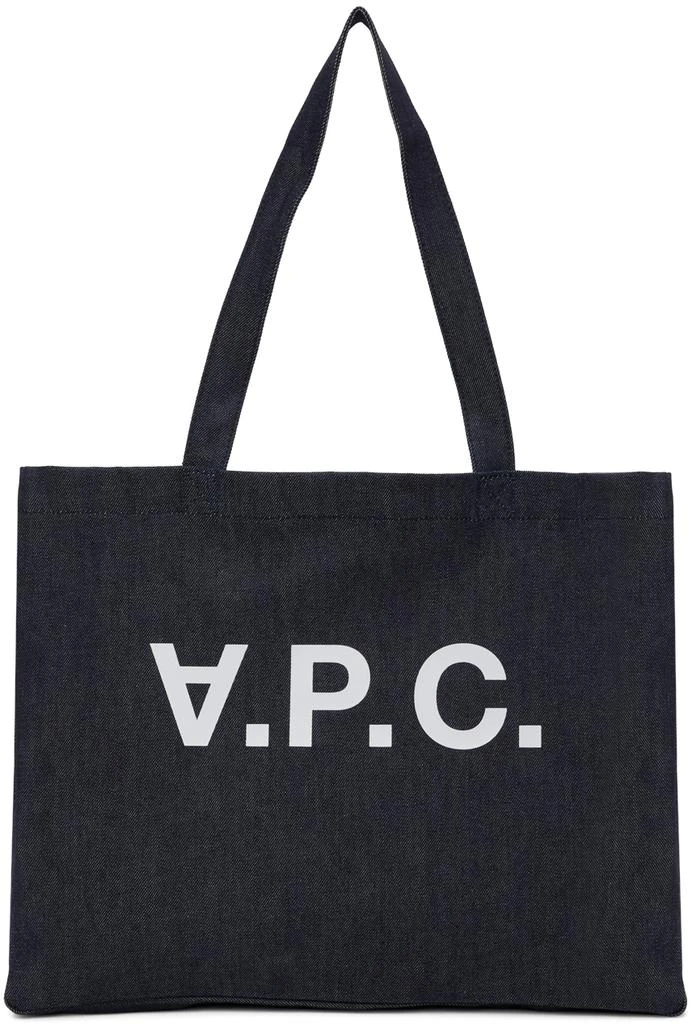 商品A.P.C.|Indigo Daniela Shopping Tote,价格¥636,第1张图片