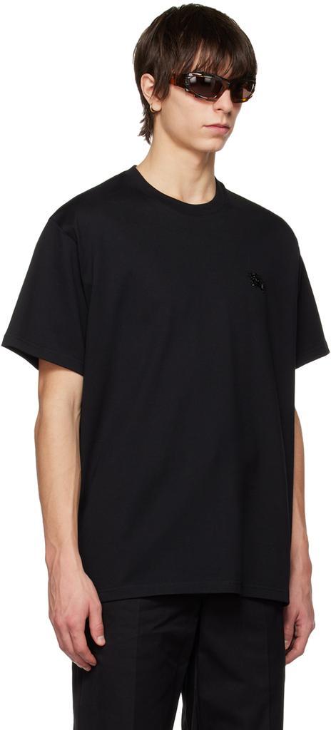 商品Burberry|Black Crystal-Cut T-Shirt,价格¥4039,第4张图片详细描述