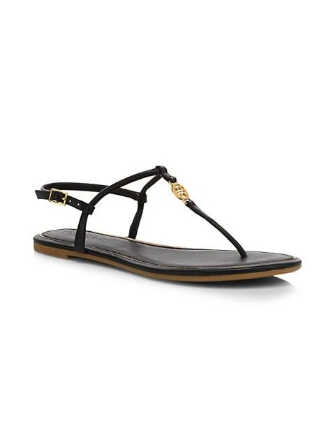 商品Tory Burch|Emmy Leather Thong Sandals,价格¥1474,第2张图片详细描述