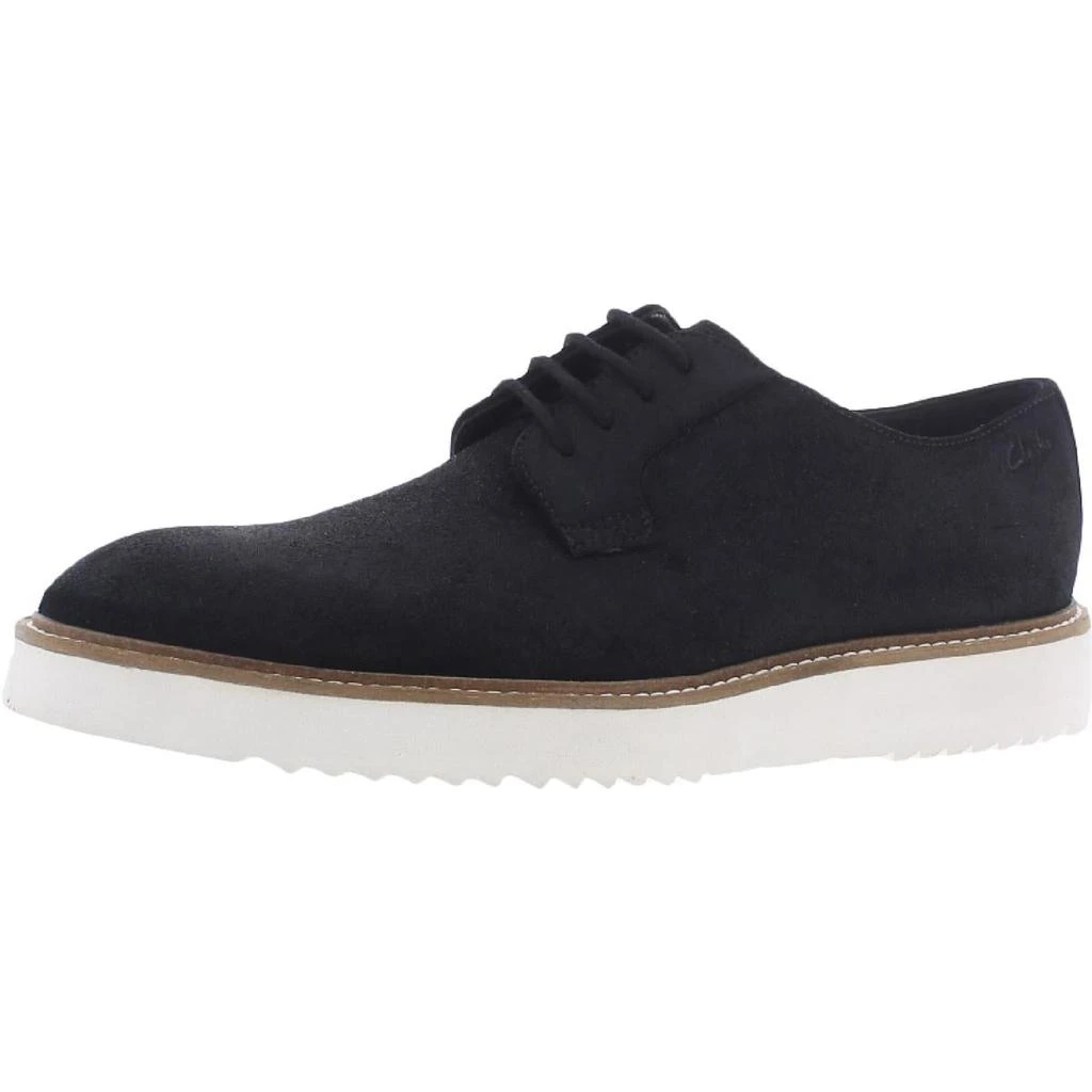 商品Clarks|Clarks Ernest Walk Men's Suede Plain Toe Lace-Up Derby Shoes,价格¥271,第2张图片详细描述