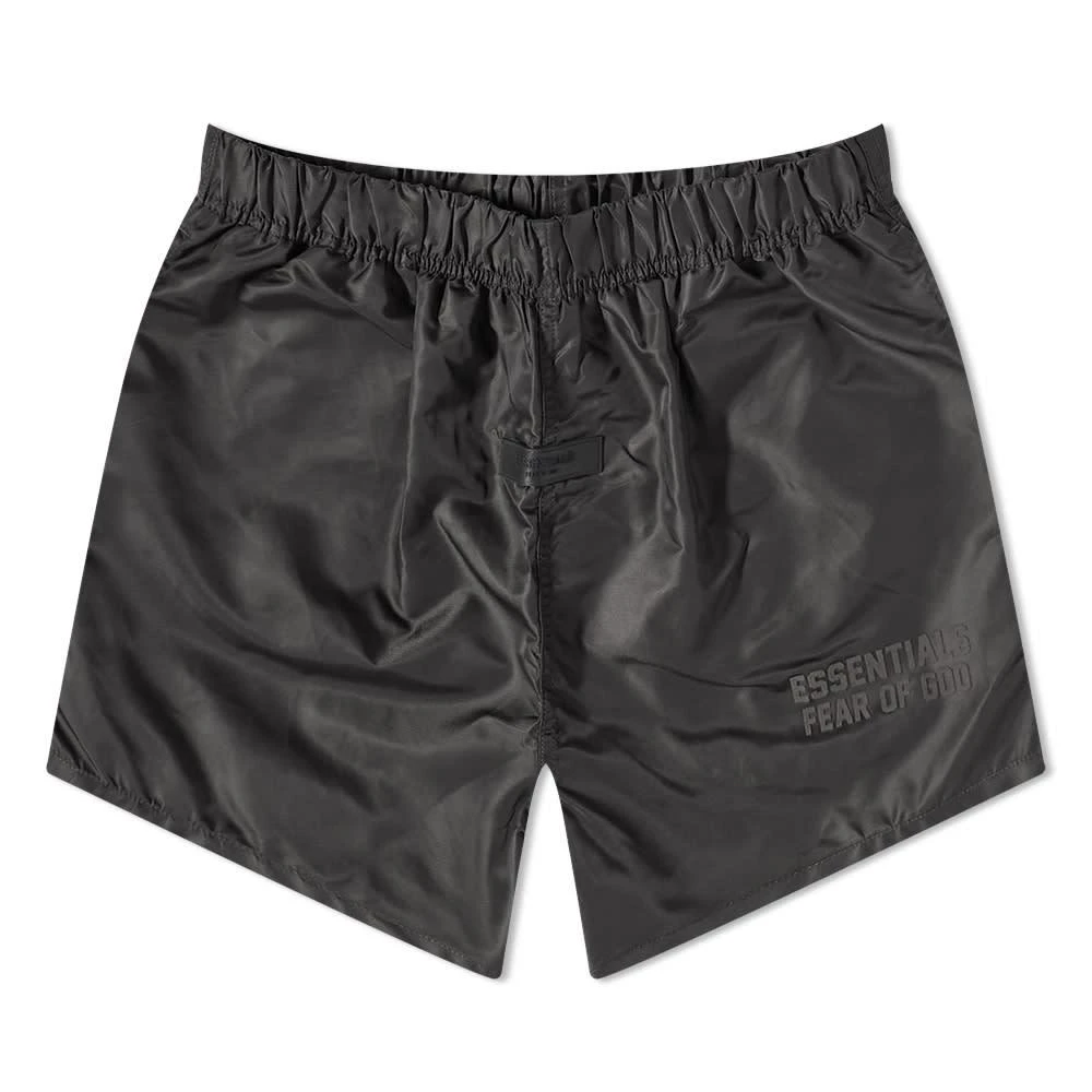 商品Essentials|Fear of God ESSENTIALS Logo Running Shorts - Off Black,价格¥429,第1张图片