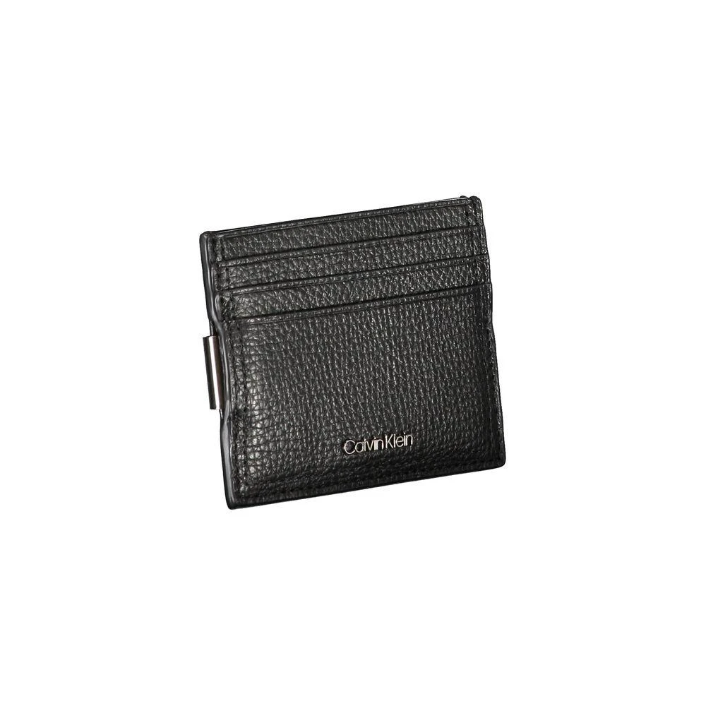商品Calvin Klein|Calvin Klein Sleek Leather Card Holder with Money Clip,价格¥595,第3张图片详细描述