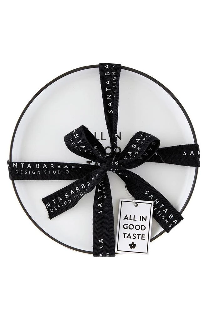 商品CREATIVE BRANDS|Set of 4 All in Good Taste Melamine Plates,价格¥104,第3张图片详细描述