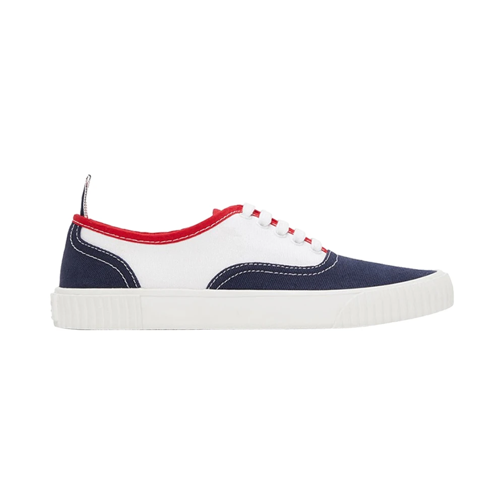 商品Thom Browne|THOM BROWNE 男士拼色织物运动鞋 MFD201A-01588-960,价格¥1779,第1张图片