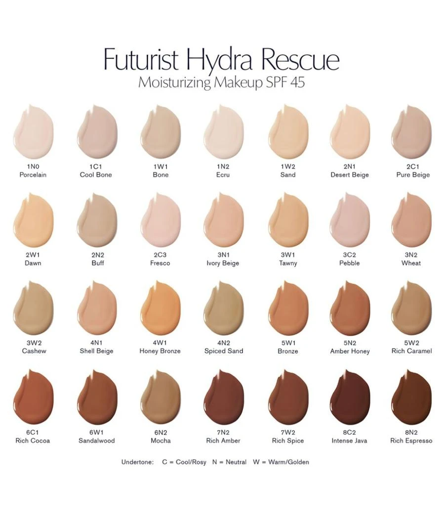 商品Estée Lauder|Futurist Hydra Rescue Moisturising Foundation SPF 45,价格¥430,第4张图片详细描述