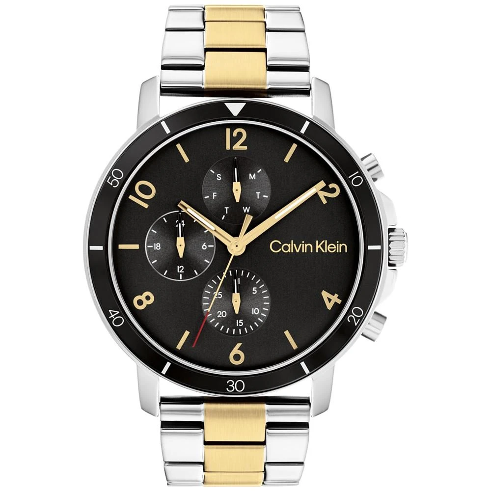 商品Calvin Klein|Men's Gauge Stainless Steel Bracelet Watch 46mm,价格¥1055,第1张图片