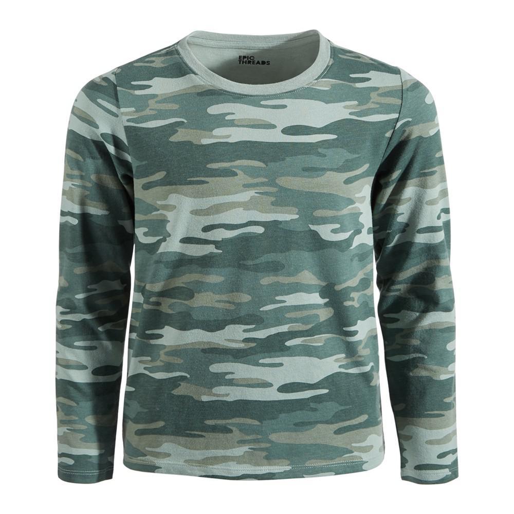 商品Epic Threads|Little Girls Camo-Print Top, Created For Macy's,价格¥74,第1张图片