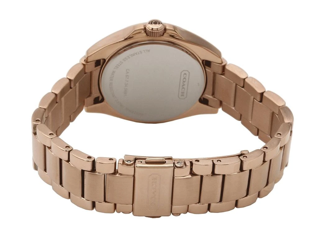 商品Coach|Tristen Rosegold-Plated Bracelet Watch,价格¥1383,第3张图片详细描述