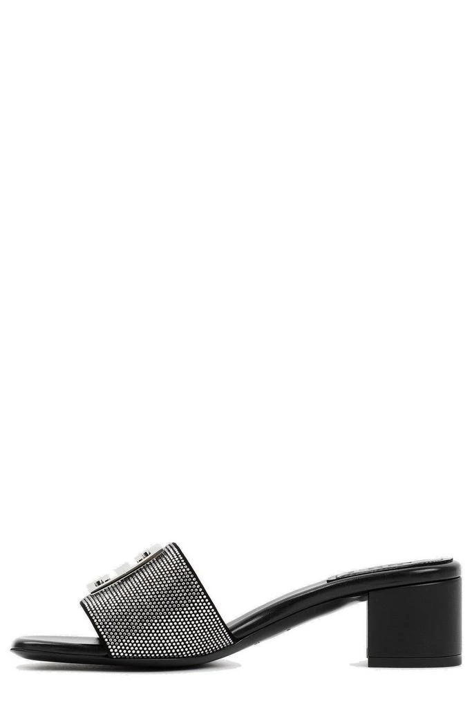 商品Givenchy|Givenchy 4G Plaque Heeled Mules,价格¥4227,第2张图片详细描述
