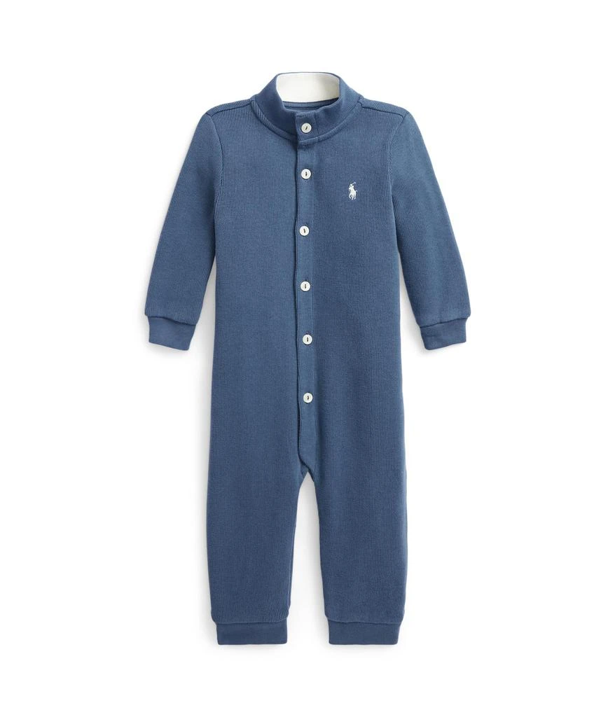 商品Ralph Lauren|French-Rib Cotton Coverall (Infant),价格¥185,第1张图片