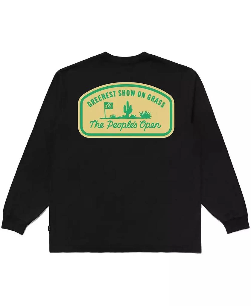 商品Malbon|Men's and Women's Golf Black 2025 WM Phoenix Open People's Open Long Sleeve T-Shirt,价格¥594,第2张图片详细描述