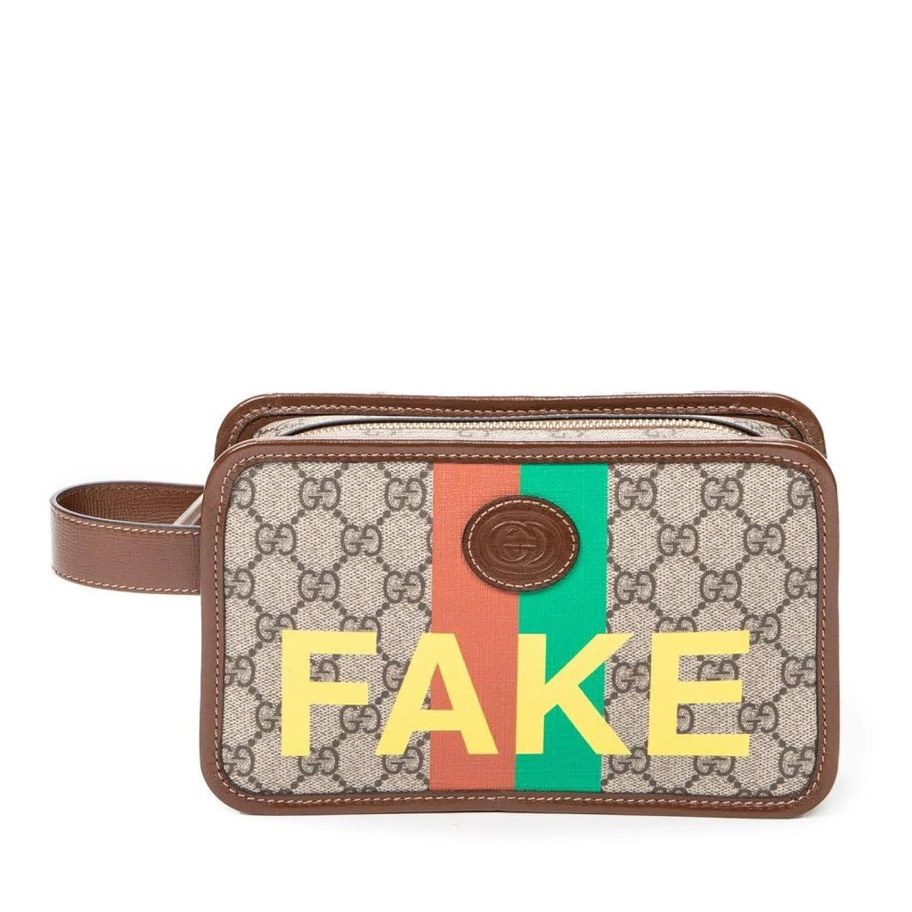 商品[二手商品] Gucci|"Not/Fake" Cosmetic Case,价格¥11782,第1张图片