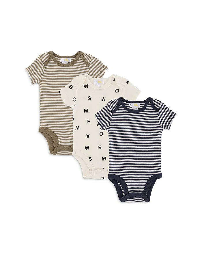 商品Bloomie's Baby|Boys' Cotton Bodysuit, 3 Pack - Baby,价格¥186,第1张图片详细描述