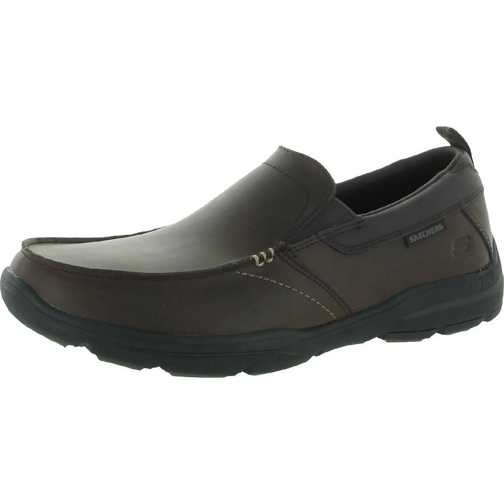 商品SKECHERS|Skechers Mens Leather Memory Foam Slip-On Shoes,价格¥245,第2张图片详细描述