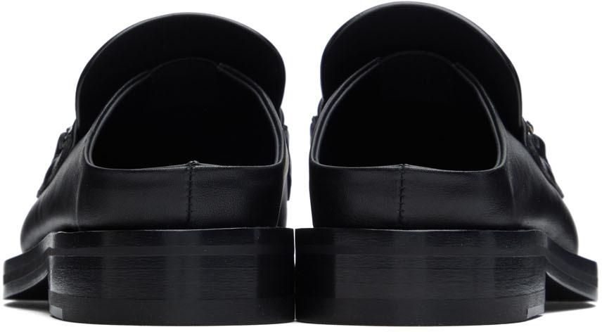 黑色方头穆勒鞋商品第2张图片规格展示