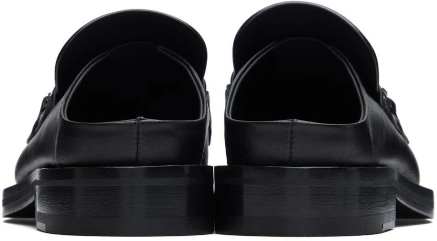 商品Martine Rose|Black Square Toe Loafers,价格¥2489,第2张图片详细描述