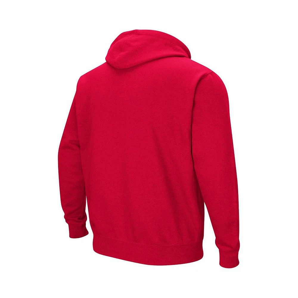商品Colosseum|Men's Red Worcester Polytechnic Institute Engineers Arch & Logo Pullover Hoodie,价格¥301,第3张图片详细描述