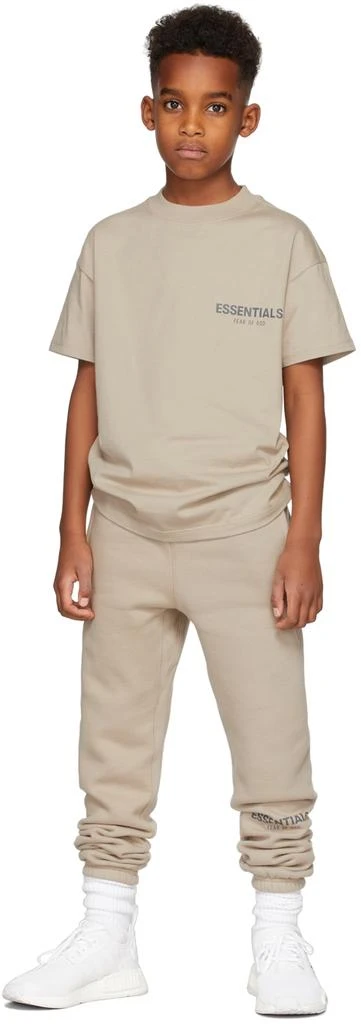 商品Essentials|Kids Tan Jersey T-Shirt,价格¥227,第1张图片