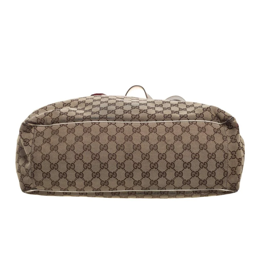 Gucci Beige/Off White GG Canvas and Leather Large Positano Scarf Tote 商品