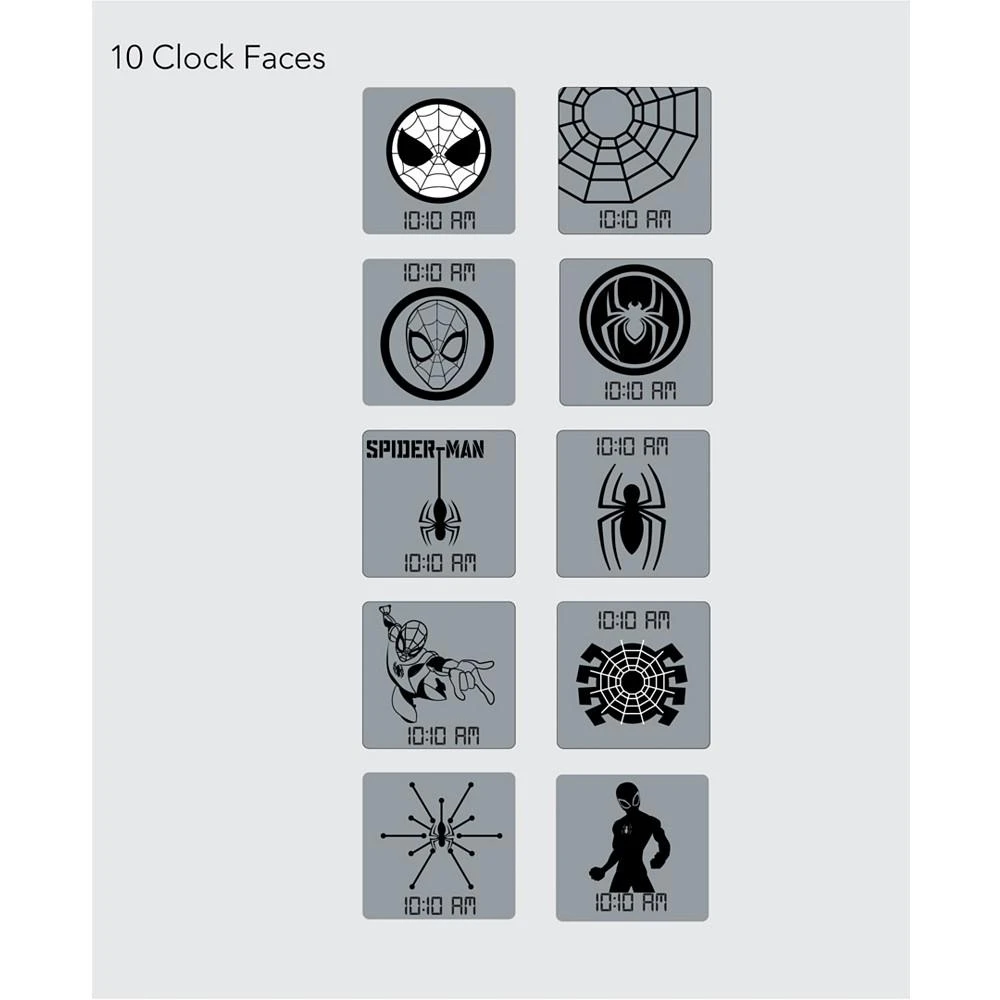 商品Marvel|Kid's Spider-Man Educational Learning Red Silicone Strap Watch, 40mm,价格¥150,第5张图片详细描述