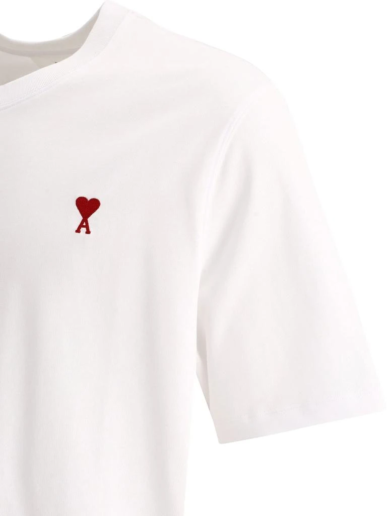 商品AMI|AMI Paris Ami de Coeur Logo Embroidered Crewneck T-Shirt,价格¥1330,第4张图片详细描述