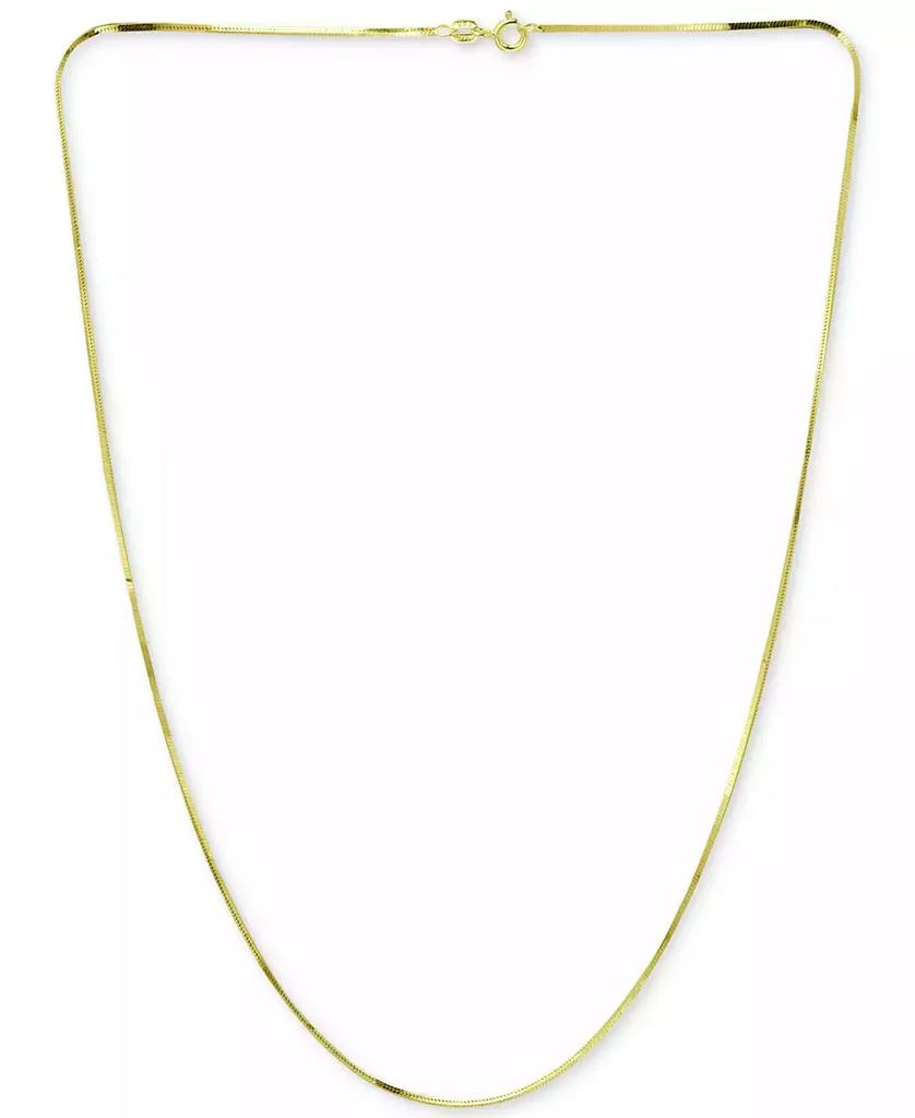 商品Giani Bernini|Square Snake Link 20" Chain Necklace in 18k Gold-Plated Sterling Silver, Created for Macy's,价格¥122,第1张图片