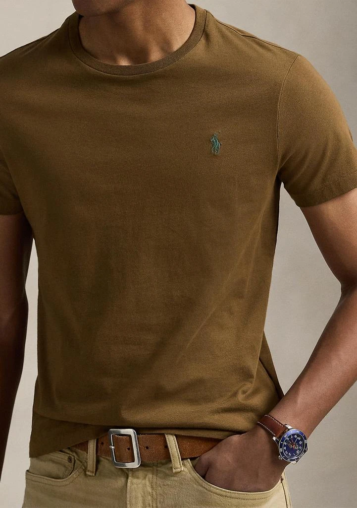 商品Ralph Lauren|Classic Fit Jersey Crew Neck T-Shirt,价格¥296,第3张图片详细描述