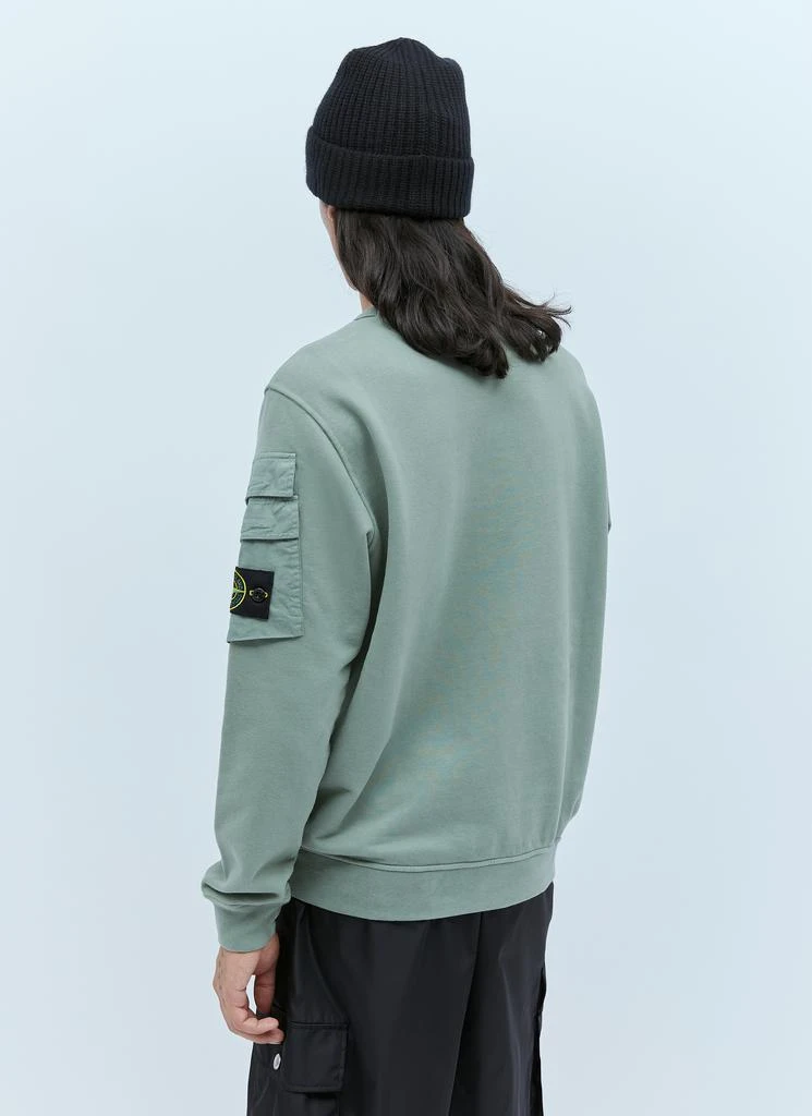 商品Stone Island|Compass Patch Sweatshirt,价格¥1351,第4张图片详细描述