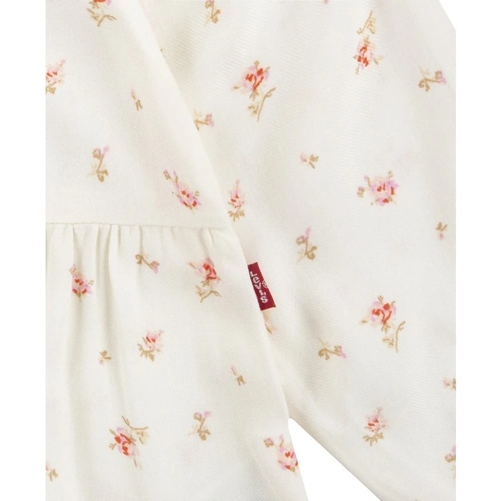 商品Levi's|Baby Girls Long Sleeve Floral Jumpsuit and Headband, 2 Piece Set,价格¥170,第3张图片详细描述