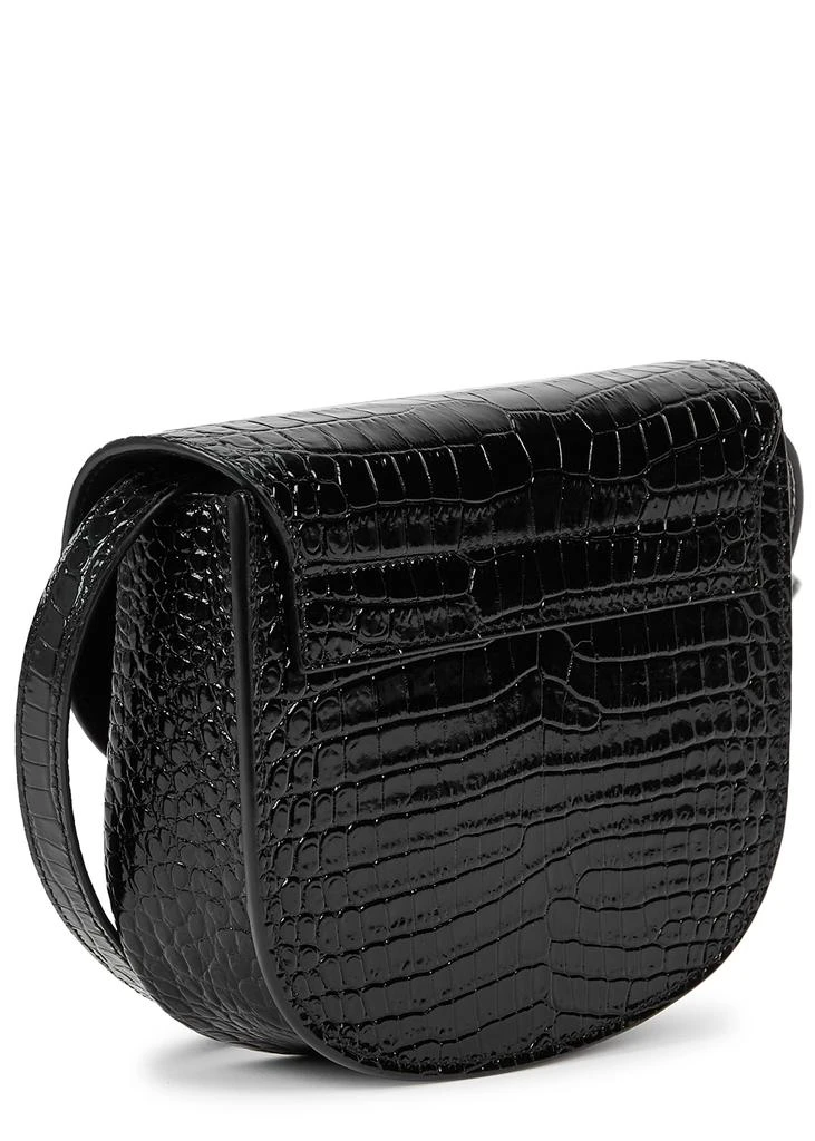 商品Yves Saint Laurent|Kaia black crocodile-effect leather cross-body bag,价格¥16060,第2张图片详细描述