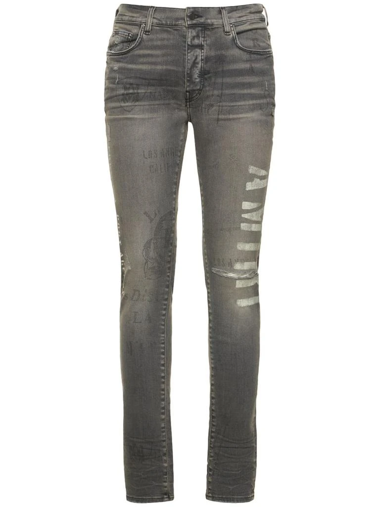 商品AMIRI|Stencil Logo Stretch Denim Jeans,价格¥5704,第1张图片