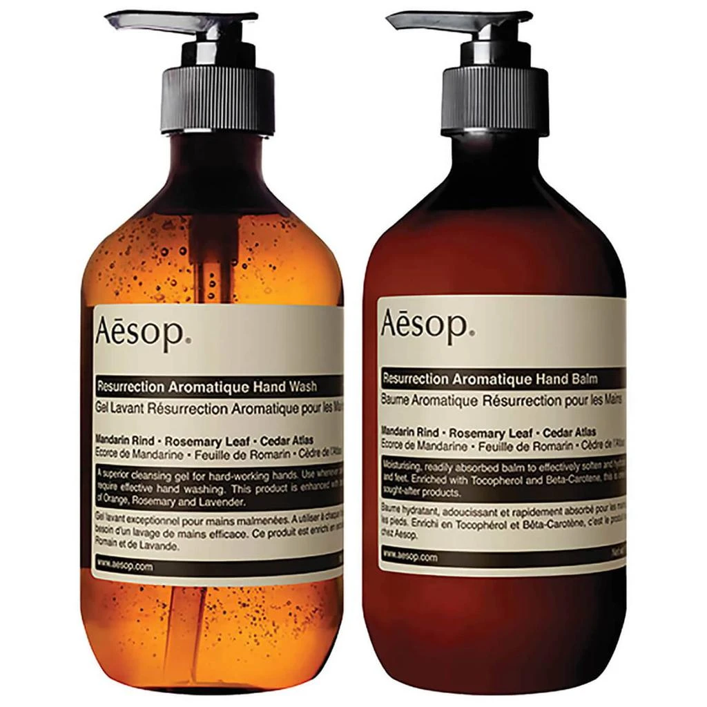 商品Aesop|Aesop Resurrection Hand Cleanser and Balm Duet (Worth $142),价格¥1037,第2张图片详细描述