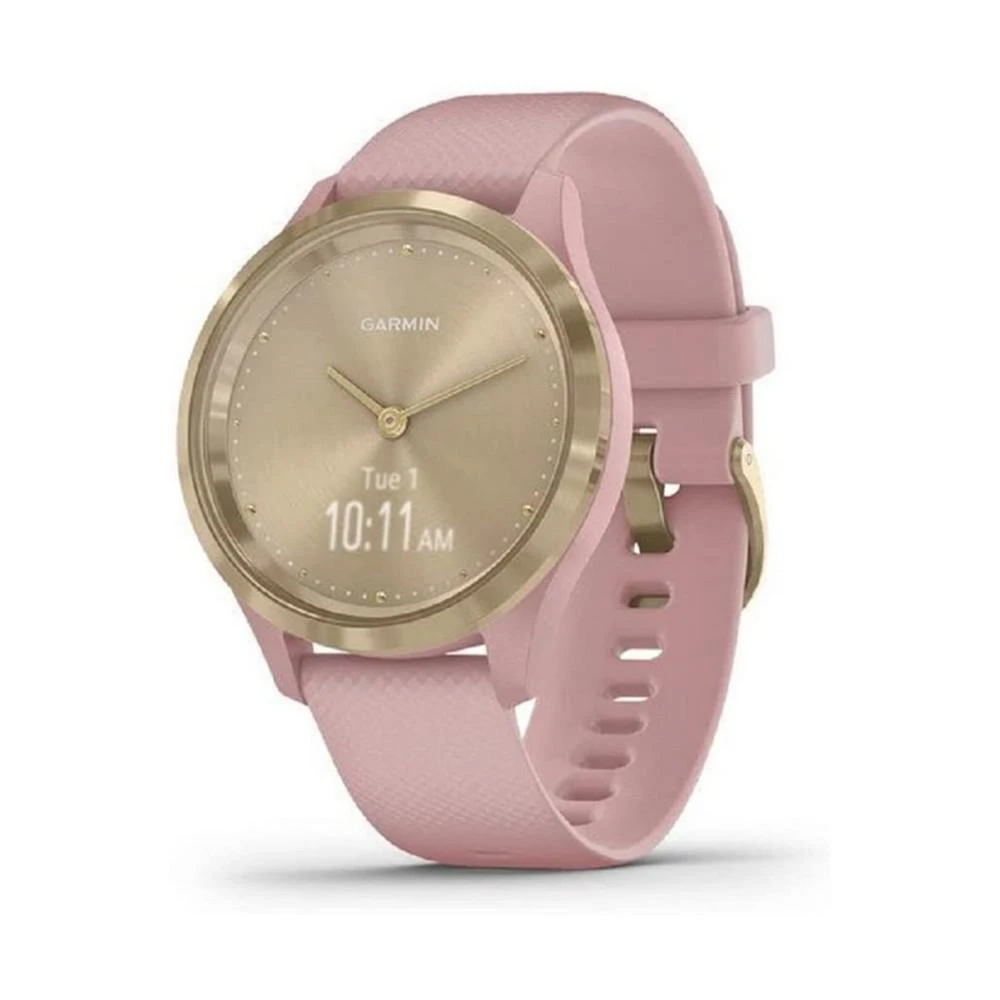 商品Garmin|Unisex Vivomove 3S Dust Rose Silicone Strap Smart Watch 8.9mm,价格¥1136,第3张图片详细描述