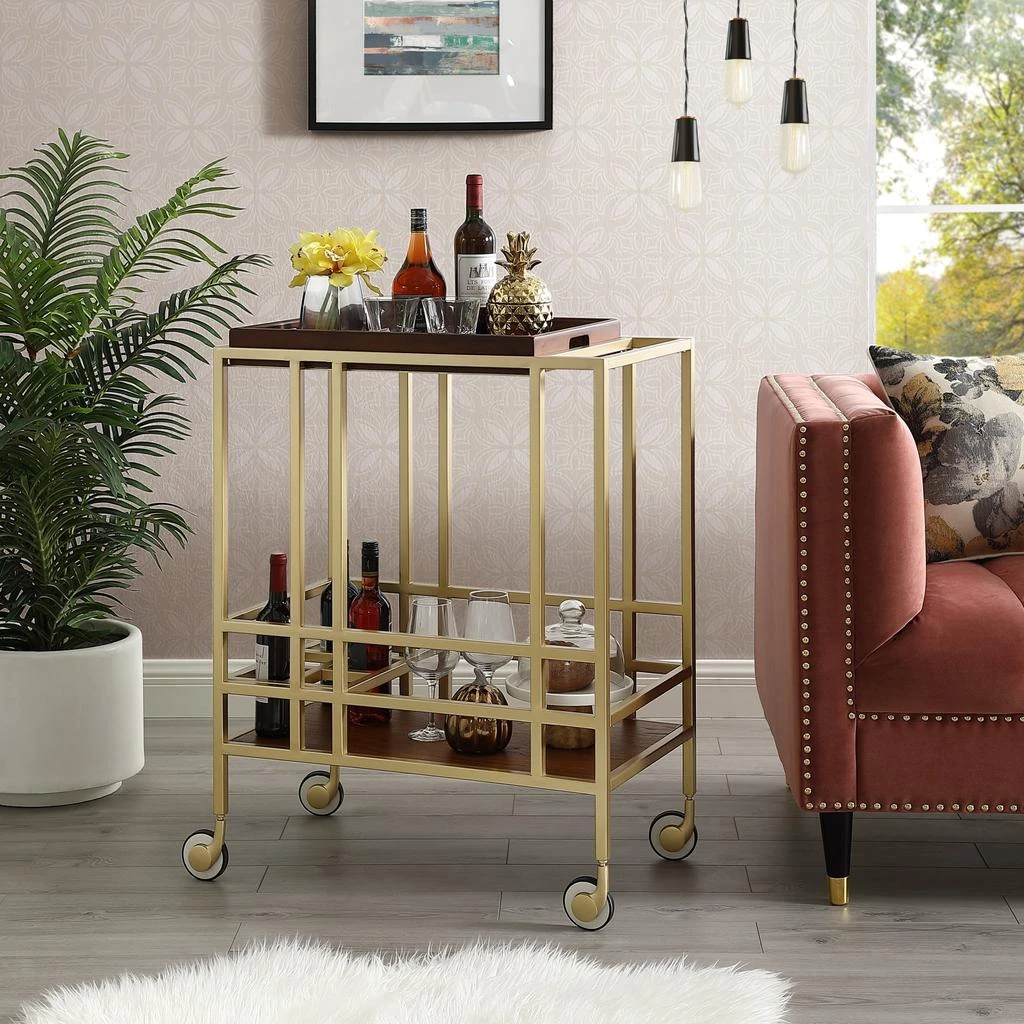 商品Inspired Home|Inspired Home Kelsey Bar Cart,价格¥1257,第1张图片
