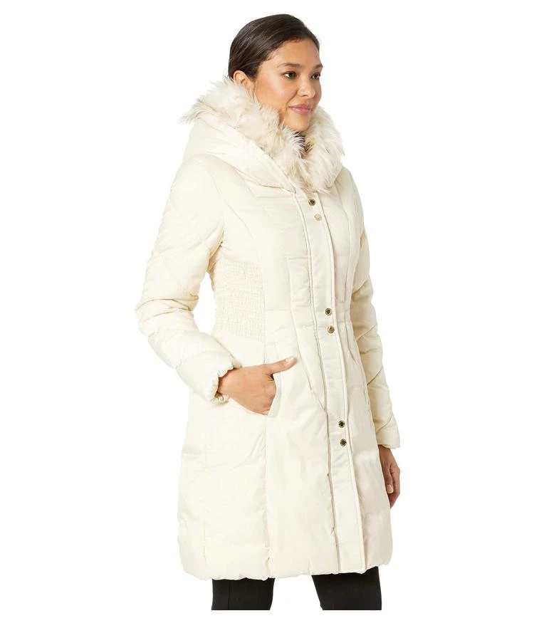 商品Via Spiga|Faux Fur Trimmed Hood Winter Coat,价格¥650,第4张图片详细描述