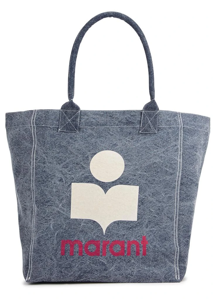 商品Isabel Marant|Yenky blue logo denim tote,价格¥1518,第1张图片