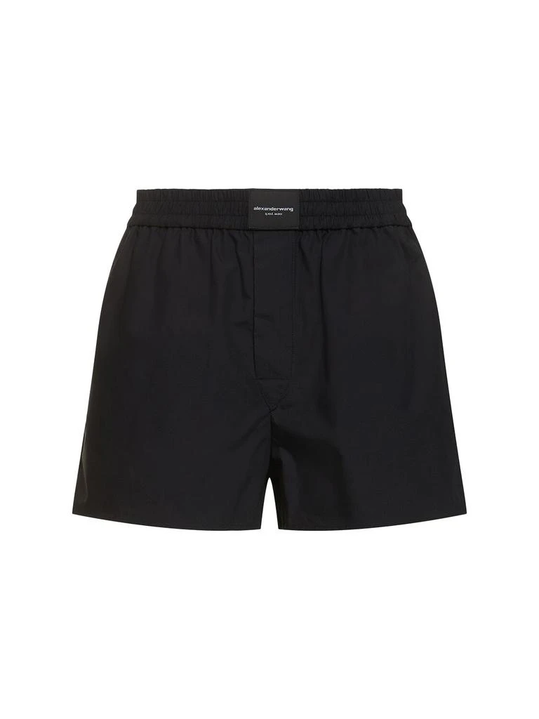 商品Alexander Wang|Classic Cotton Boxer Shorts,价格¥1703,第1张图片