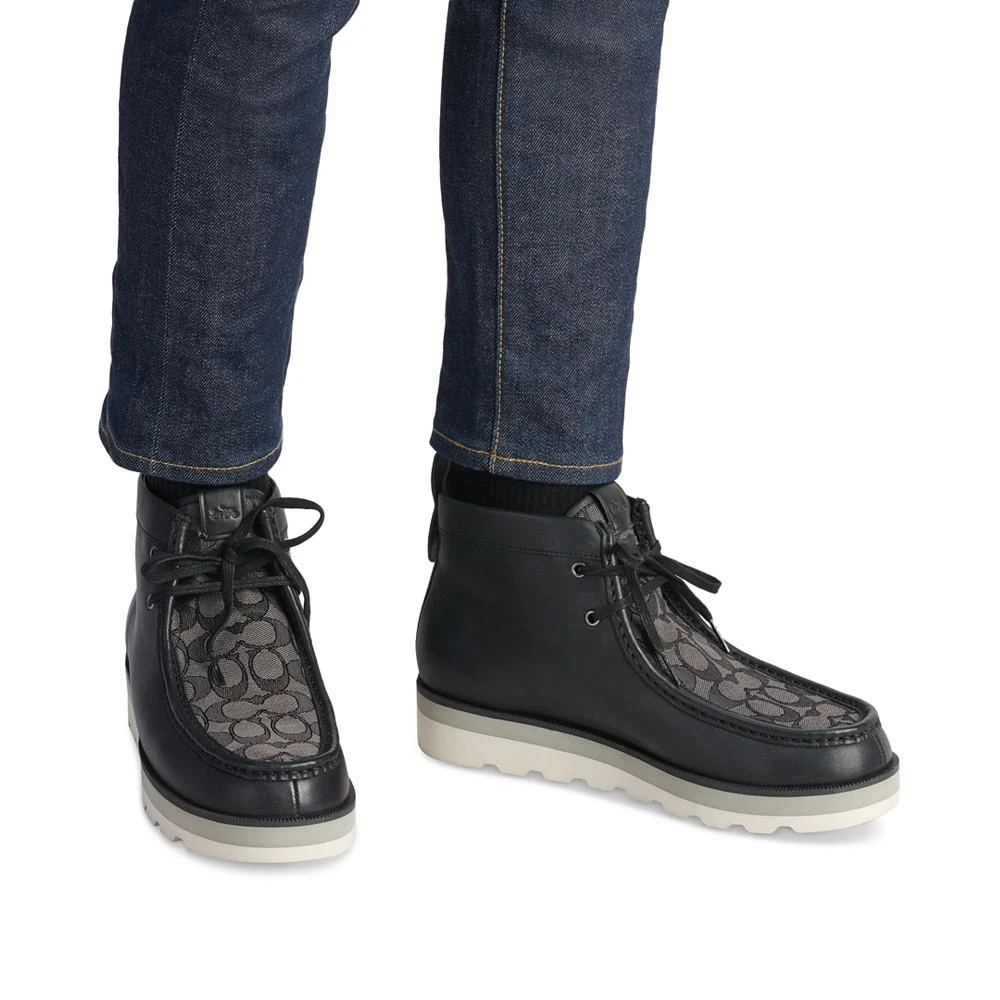 商品Coach|Men's Signature Jacquard Chukka Boots,价格¥2277,第5张图片详细描述