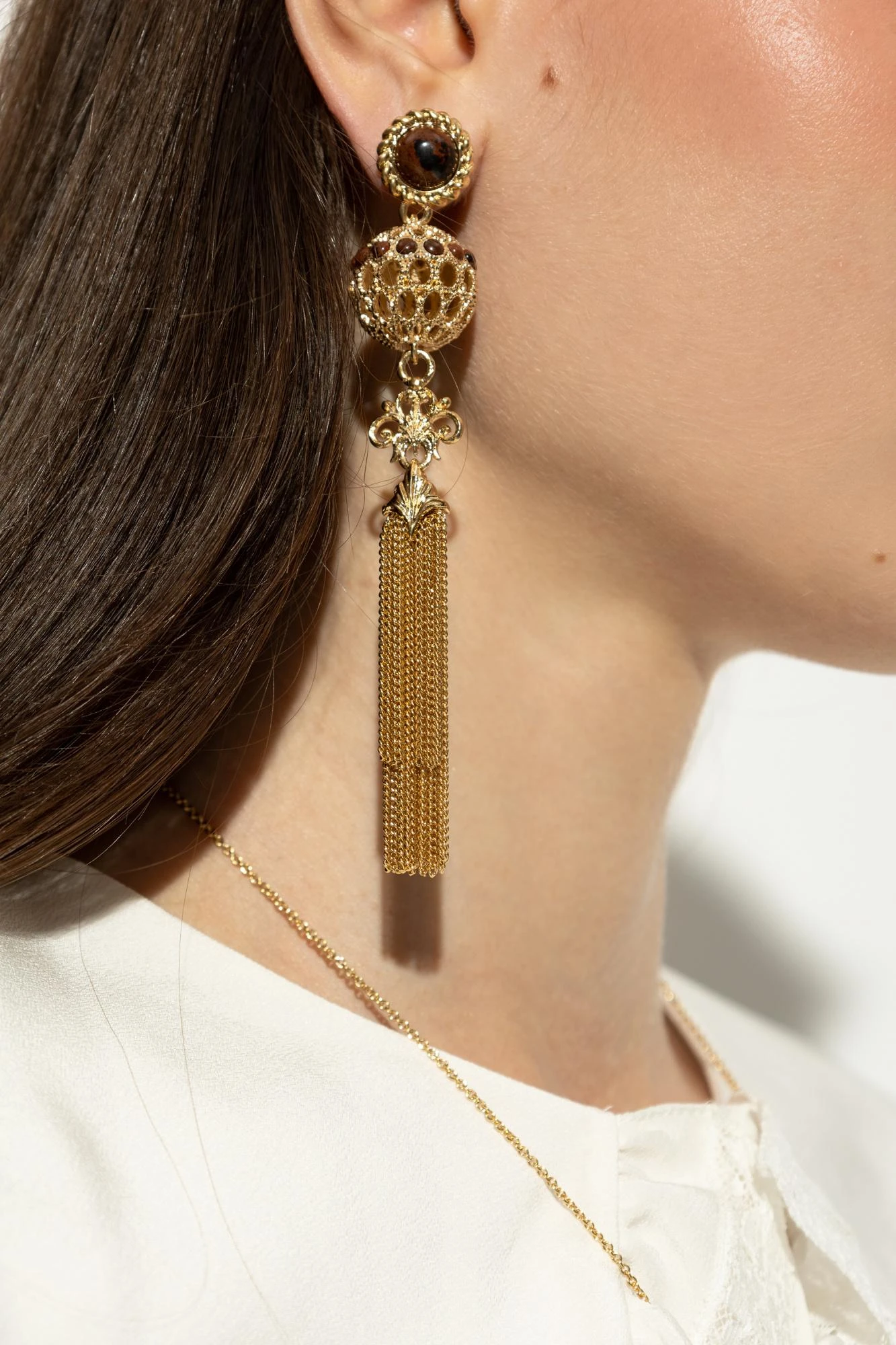 商品【商品预售15天发货】 Chloé|Chloé 女士饰品 CH25WJE10BBO9AH 金色,价格¥5504,第3张图片详细描述