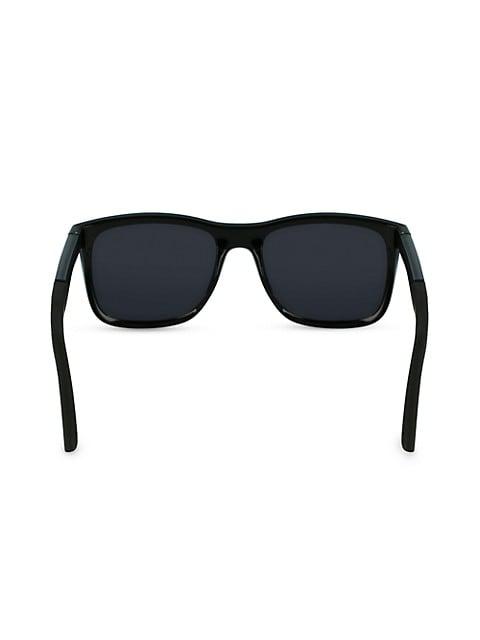 Italian Lifestyle Modified Rectangle 56MM Sunglasses商品第4张图片规格展示