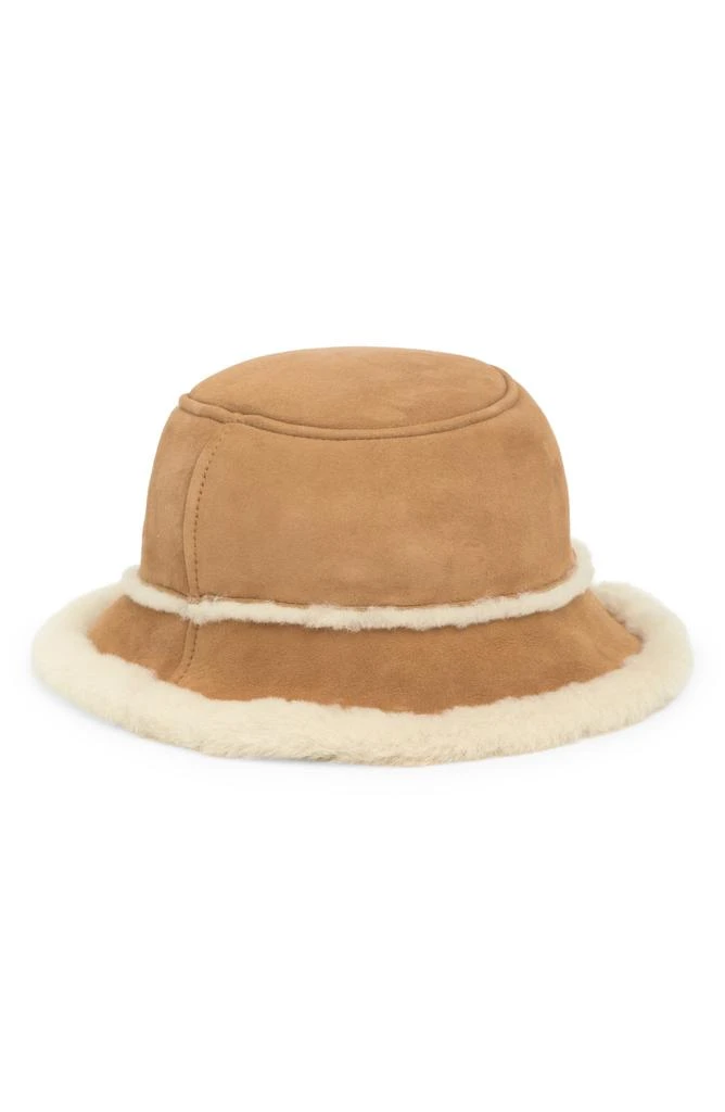 商品UGG|Genuine Shearling & Sheepskin Bucket Hat,价格¥760,第2张图片详细描述