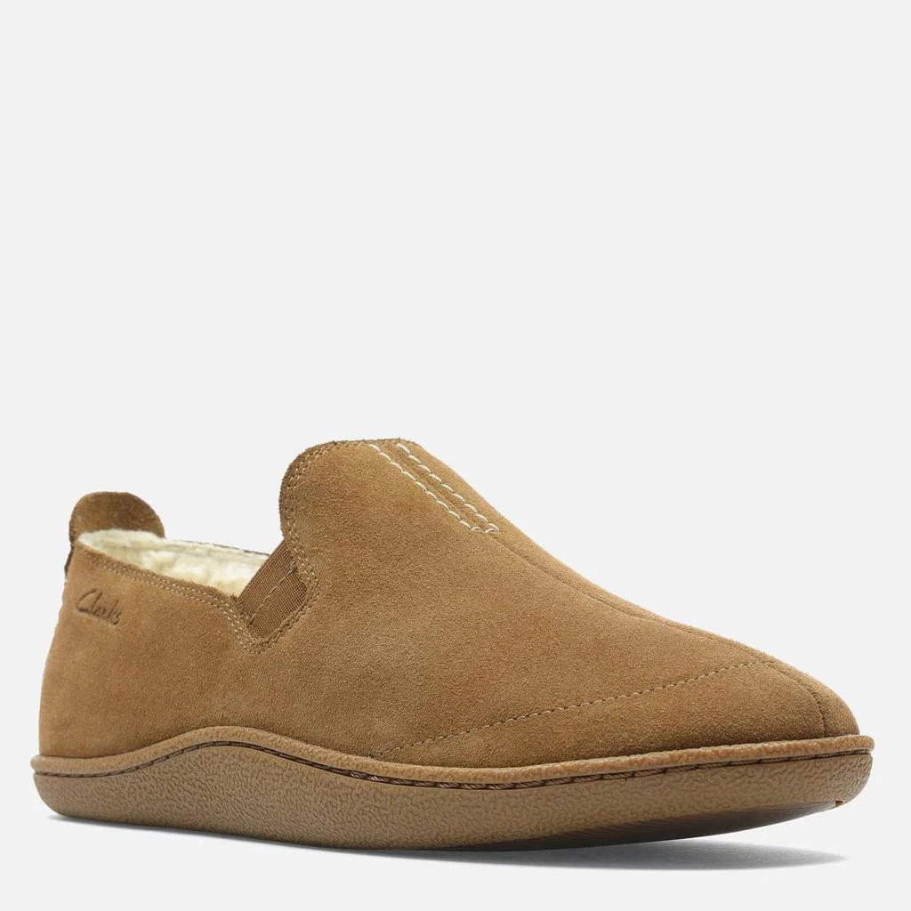 商品Clarks|Clarks Home Mocc Suede Slippers,价格¥234,第2张图片详细描述