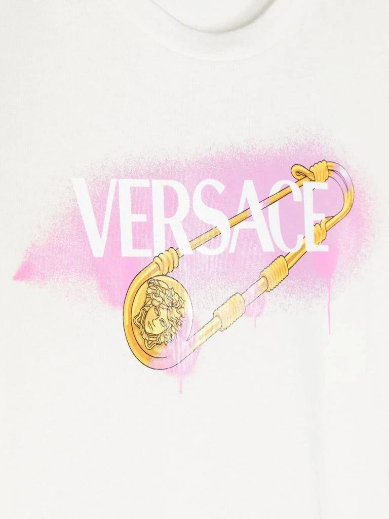 商品Versace|Safety pin print t-shirt,价格¥475,第3张图片详细描述