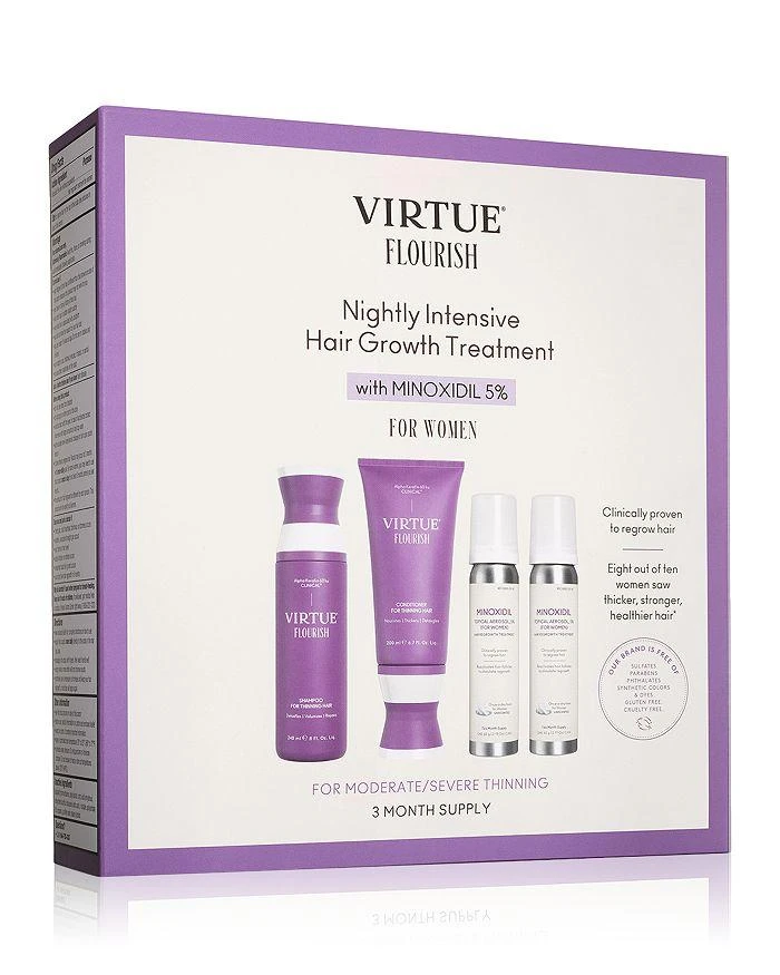商品VIRTUE|Flourish Nightly Intensive Hair Growth Treatment - 90 Days,价格¥1048,第1张图片