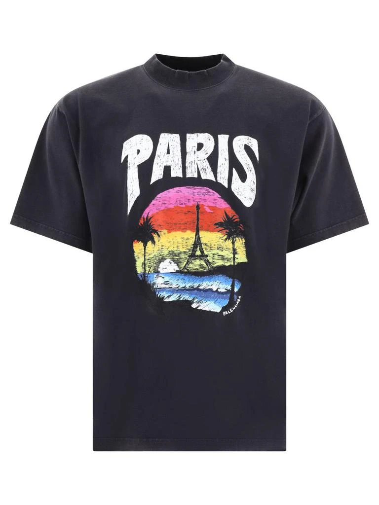 商品Balenciaga|BALENCIAGA "Paris Tropical" t-shirt,价格¥4546,第1张图片
