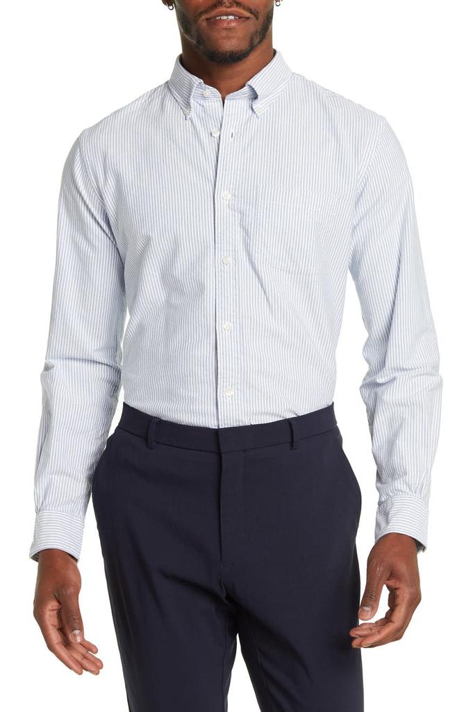 Basic Oxford Striped Woven Shirt商品第1张图片规格展示